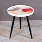 Beige Resin Side Table x1