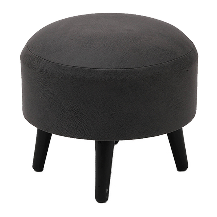Trendy Whack Wooden Tuffet in Grey Color