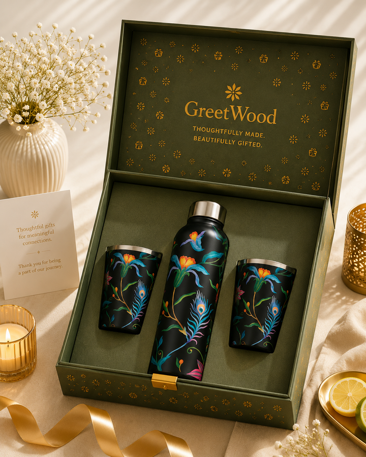 Steel Bottle & Tumbler Set