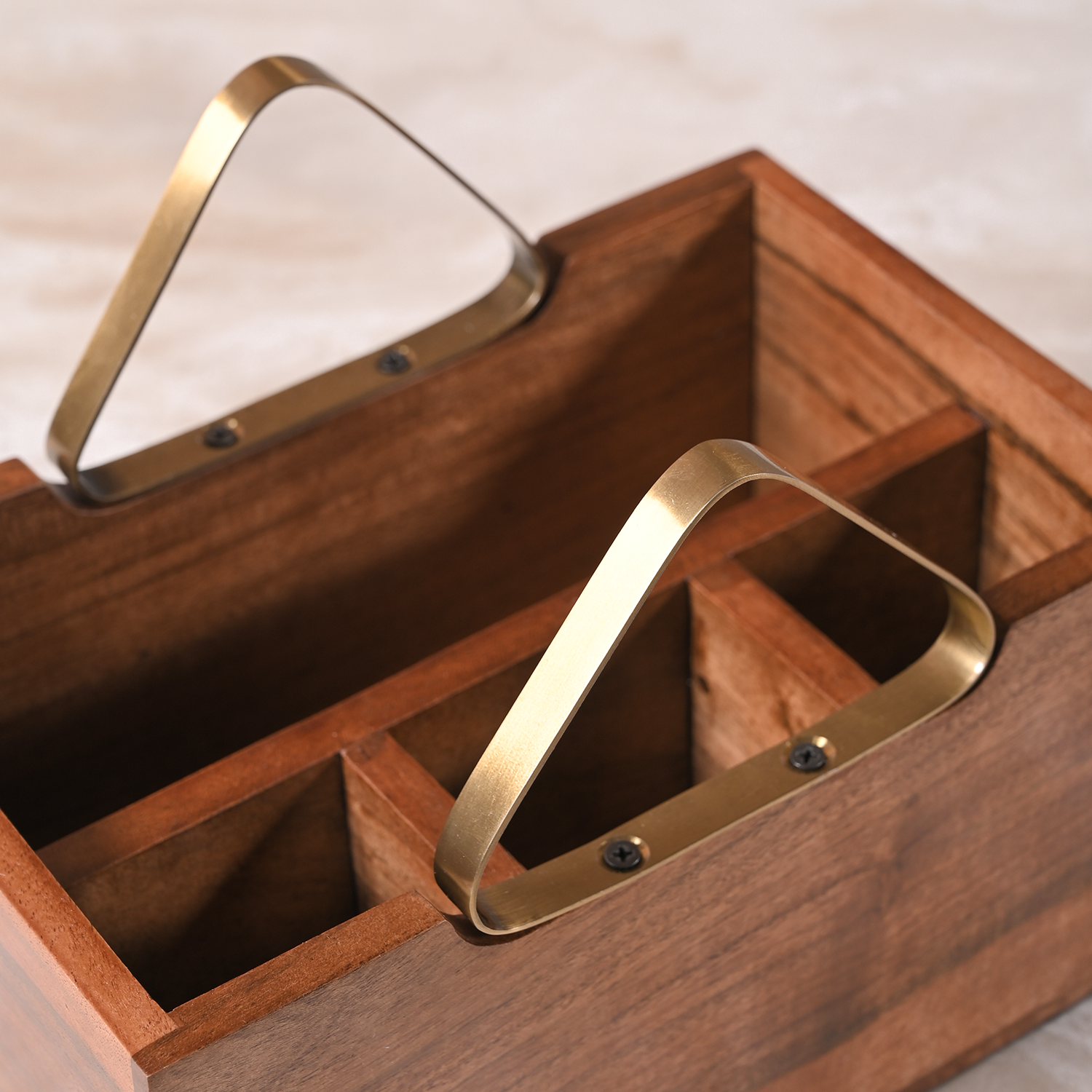Greetwood Wooden Cutlery Holder for Kitchen