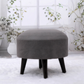 Trendy Whack Wooden Tuffet in Grey Color