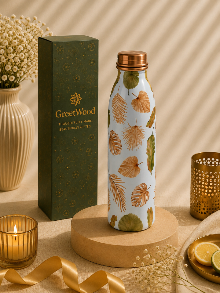 Copper Bottle & Tumbler Set